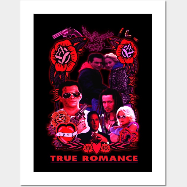 True Romance - Clarence and Alabama Wall Art by The Dark Vestiary